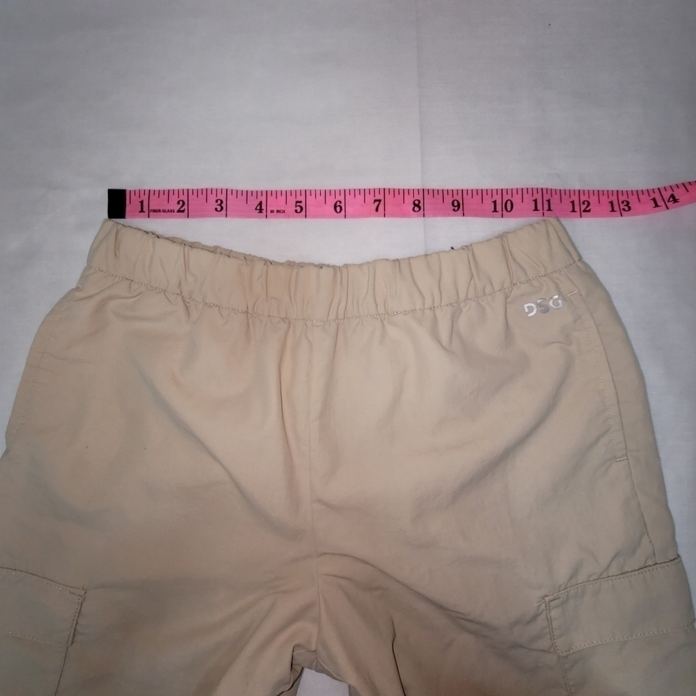 DSG Khaki Nylon Cargo Joggers Kids Size XS (6-7) - Picture 10 of 12